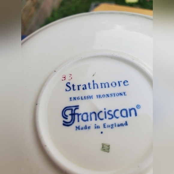 Franciscan STRATHMORE BLUE Salad/Rice Plates Dishes ENGLAND SET OF 10 - Picture 14 of 16
